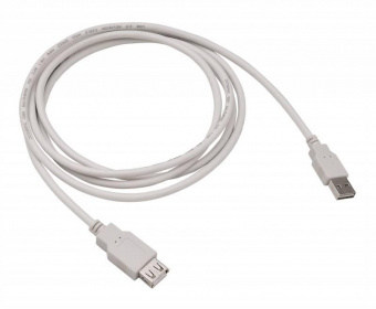 Кабель-удлинитель Buro Reversible USB A(m) USB A(f) 1.8м серый от магазина РЭССИ