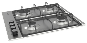 Газовая варочная поверхность Hyundai HHG 6432 IX нержавеющая сталь от магазина РЭССИ