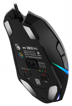 Мышь A4Tech Bloody W60 Max Gun серый/черный оптическая (10000dpi) USB (10but) от магазина РЭССИ