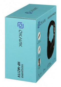 Наушники мониторные Оклик HP-M211V 1.8м черный проводные оголовье (HP-M211VB) от магазина РЭССИ