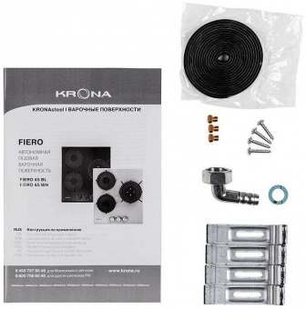 Газовая варочная поверхность Krona Fiero 45 белый от магазина РЭССИ