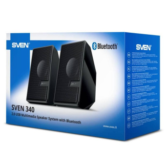Колонки Sven 340 2.0 черный 6Вт от магазина РЭССИ