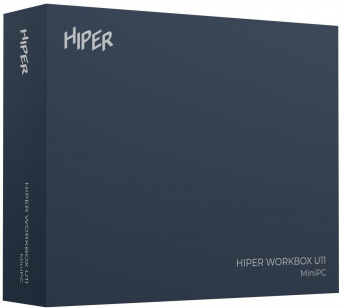 Неттоп Hiper WORKBOX WU11 Cel J4125 (2) 4Gb SSD256Gb UHDG 600 noOS 2xGbitEth WiFi BT 65W черный (WU11-J412R4S2NSBS) от магазина РЭССИ