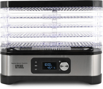 Сушка для фруктов и овощей GFGril GFD-001 6под. 500Вт серебристый от магазина РЭССИ