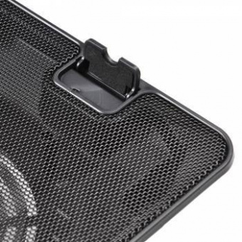 Подставка для ноутбука Buro BU-LCP156-B214H 15.6"355x255x30мм 2xUSB 2x 140ммFAN 900г металлическая сетка/пластик черный от магазина РЭССИ