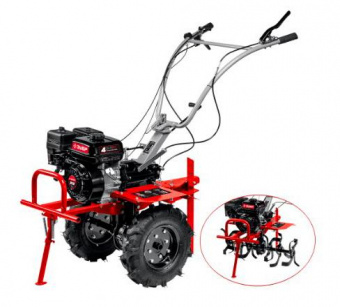 Мотоблок Зубр МТШ-500 бензиновый 5.15кВт 7л.с. от магазина РЭССИ