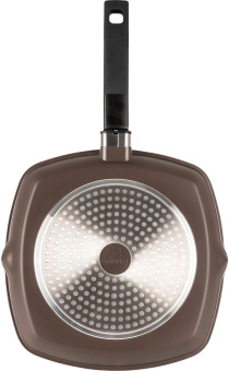 Сковорода-гриль Rondell Praline RDA-1567 квадратная покрытие: Xylan Plus ручка съемная (без крышки) коричневый от магазина РЭССИ