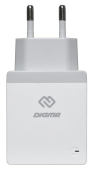 Сетевое зар./устр. Digma DGWC-2U-3A-WG 15W 2.1A+1A 2xUSB универсальное белый от магазина РЭССИ