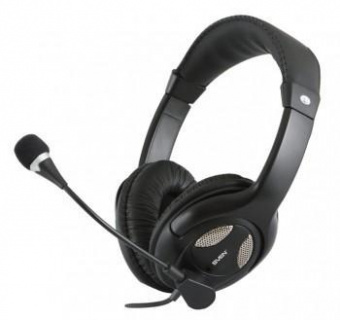 Наушники с микрофоном Sven AP-670MV черный 2.5м мониторные оголовье (SV-0410670MV) от магазина РЭССИ