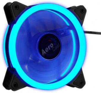 Вентилятор Aerocool Rev Blue 120x120mm 3-pin 15dB 153gr LED Ret от магазина РЭССИ