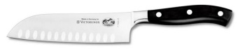 Набор ножей кухон. Victorinox Grand Maitre Cutlery Block (7.7243.6) компл.:6шт с подставкой черный подар.коробка от магазина РЭССИ