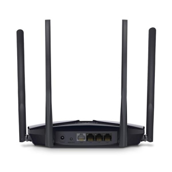 Роутер беспроводной Mercusys MR70X AX1800 10/100/1000BASE-TX черный от магазина РЭССИ