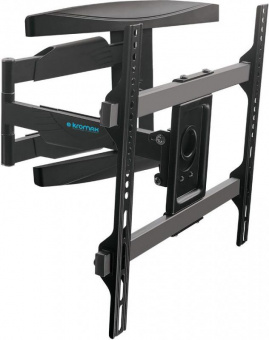 Кронштейн для телевизора Kromax ATLANTIS-60 черный 26"-65" макс.40кг настенный поворотно-выдвижной и наклонный от магазина РЭССИ