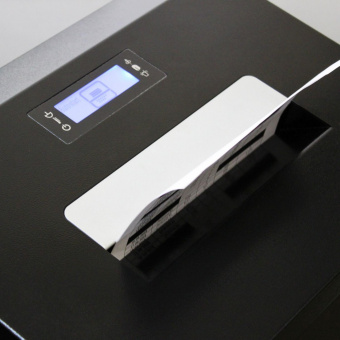 Шредер Heleos УО55-7 черный (секр.P-7) фрагменты 7лист. 55лтр. от магазина РЭССИ