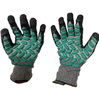 Перчатки виброзащитные GWARD VibroHit из HPPE-волокна с латексным покрытием р. XL 1 пара в упаковке арт. L1401 L1401/XL1 от магазина РЭССИ