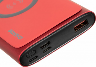 Мобильный аккумулятор Digma DGPQ10G 10000mAh 3A QC PD 20W 1xUSB беспров.зар. красный (DGPQ10G22CRD) от магазина РЭССИ