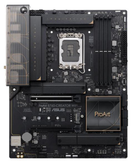 Материнская плата Asus PROART B760-CREATOR WIFI Soc-1700 Intel B760 4xDDR5 ATX AC`97 8ch(7.1) 1 x 2.5Gigabit + Gigabit Ethernet RAID+HDMI+DP от магазина РЭССИ