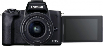 Фотоаппарат Canon EOS M50 MK II 15-45 черный 24.1Mpix 3" 4K WiFi EF-15-45 f/3.5-6.3 IS STM LP-E12 (с объективом) от магазина РЭССИ