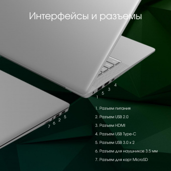 Ноутбук Digma Pro Sprint M Ryzen 5 3500U 16Gb SSD512Gb AMD Radeon Rx Vega 8 16.1" IPS FHD (1920x1080) Windows 11 Professional Multi Language 64 silver WiFi BT Cam 4700mAh (DN16R5-ADXW01) от магазина РЭССИ