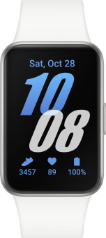 Смарт-часы Samsung Galaxy Fit 3 SM-R390 1.6" AMOLED корп.серебристый рем.серебристый разм.брасл.:M/L (SM-R390NZSACIS) от магазина РЭССИ