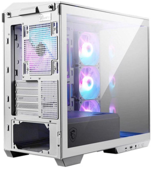 Корпус MSI MAG Pano M100R PZ белый без БП mATX 3x120mm 4x140mm 1xUSB3.1 audio CardReader AirDuct bott PSU от магазина РЭССИ