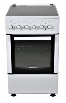 Плита Электрическая Hyundai REE219 белый стеклокерамика от магазина РЭССИ