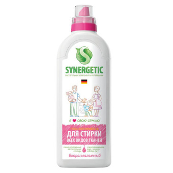 Универсальный гель для стирки белья SYNERGETIC 1 л 4613720439058 109506 от магазина РЭССИ