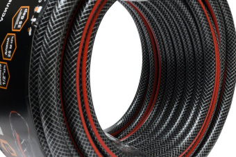 Шланг Вихрь 73/7/2/10 1/2" 25м поливочный армированный черный/красный от магазина РЭССИ