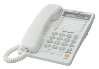 Телефон проводной Panasonic KX-TS2365RUW белый от магазина РЭССИ