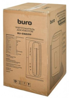 Шредер Buro Office BU-S1602M (секр.P-5) фрагменты 16лист. 30лтр. пл.карты CD от магазина РЭССИ