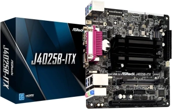 Материнская плата Asrock J4025B-ITX 2xDDR4 mini-ITX AC`97 8ch(7.1) GbLAN+VGA+HDMI от магазина РЭССИ
