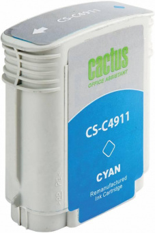 Картридж струйный Cactus CS-C4911 №82 голубой (72мл) для HP DJ 500/800C от магазина РЭССИ