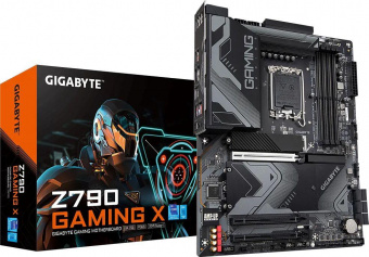 Материнская плата Gigabyte Z790 GAMING X Soc-1700 Intel Z790 4xDDR5 ATX AC`97 8ch(7.1) 2.5Gg RAID+HDMI+DP от магазина РЭССИ