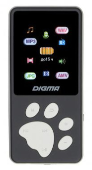 Плеер Hi-Fi Flash Digma S4 8Gb черный/серый/1.8"/FM/microSDHC от магазина РЭССИ