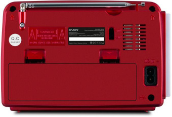 Радиоприемник портативный Sven SRP-525 красный USB SD/microSD от магазина РЭССИ