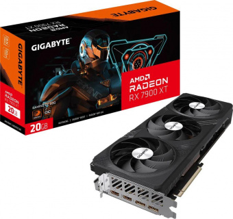 Видеокарта Gigabyte PCI-E 4.0 GV-R79XTGAMING OC-20GD AMD Radeon RX 7900XT 20480Mb 320 GDDR6 2175/20000 HDMIx2 DPx2 HDCP Ret от магазина РЭССИ