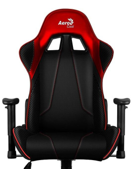 Кресло игровое Aerocool AС100 AIR черный/красный сиденье черный/красный ПВХ/полиуретан крестов. от магазина РЭССИ