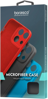 Чехол (клип-кейс) BoraSCO для Apple iPhone 16 Pro Microfiber Case черный (73691) от магазина РЭССИ