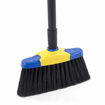 Совок со щеткой для уборки LAIMA "ЛЕНИВКА XL" 24x22 см (зубчики для чистки щетины) щетка 16x8 см 608212 от магазина РЭССИ