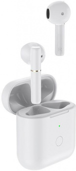 Гарнитура вкладыши QCY T8 белый беспроводные bluetooth в ушной раковине от магазина РЭССИ