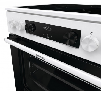 Плита Электрическая Gorenje GECS6C70WC белый/черный стеклокерамика (без крышки) от магазина РЭССИ