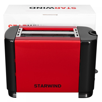 Тостер Starwind ST1102 700Вт красный/черный от магазина РЭССИ