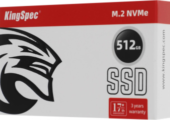 Накопитель SSD Kingspec PCIe 3.0 x4 512GB NXM-512 M.2 2242 от магазина РЭССИ