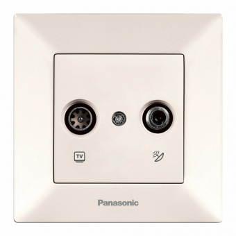 Розетка телев./спут. Panasonic Arkedia WMTC04662BG-RU концевая TV-SAT скрыт. IP20 бежевый (упак.:1шт) от магазина РЭССИ