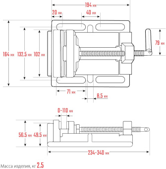 Тиски Зубр Профессионал 32721-75 от магазина РЭССИ