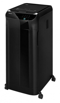 Шредер Fellowes AutoMax 600M черный с автоподачей (секр.P-5) перекрестный 600лист. 83лтр. скрепки скобы пл.карты от магазина РЭССИ