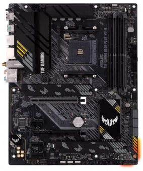 Материнская плата Asus TUF GAMING B550-PLUS WIFI II Soc-AM4 AMD B550 4xDDR4 ATX AC`97 8ch(7.1) 2.5Gg RAID+HDMI+DP от магазина РЭССИ
