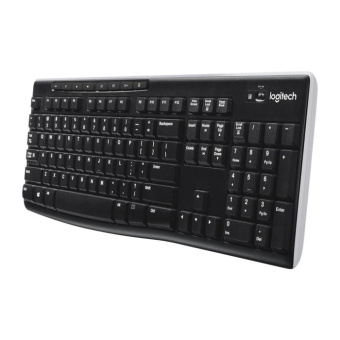 Клавиатура Logitech K270 черный/белый USB беспроводная Multimedia (920-003058) от магазина РЭССИ