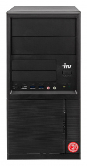 ПК IRU Home 225 MT Ryzen 5 3400G (3.7) 8Gb SSD240Gb RX Vega 11 Free DOS GbitEth 400W черный от магазина РЭССИ