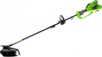 Триммер электрический Greenworks GD40BCK4 аккум. разбор.штан. реж.эл.:леска/нож от магазина РЭССИ